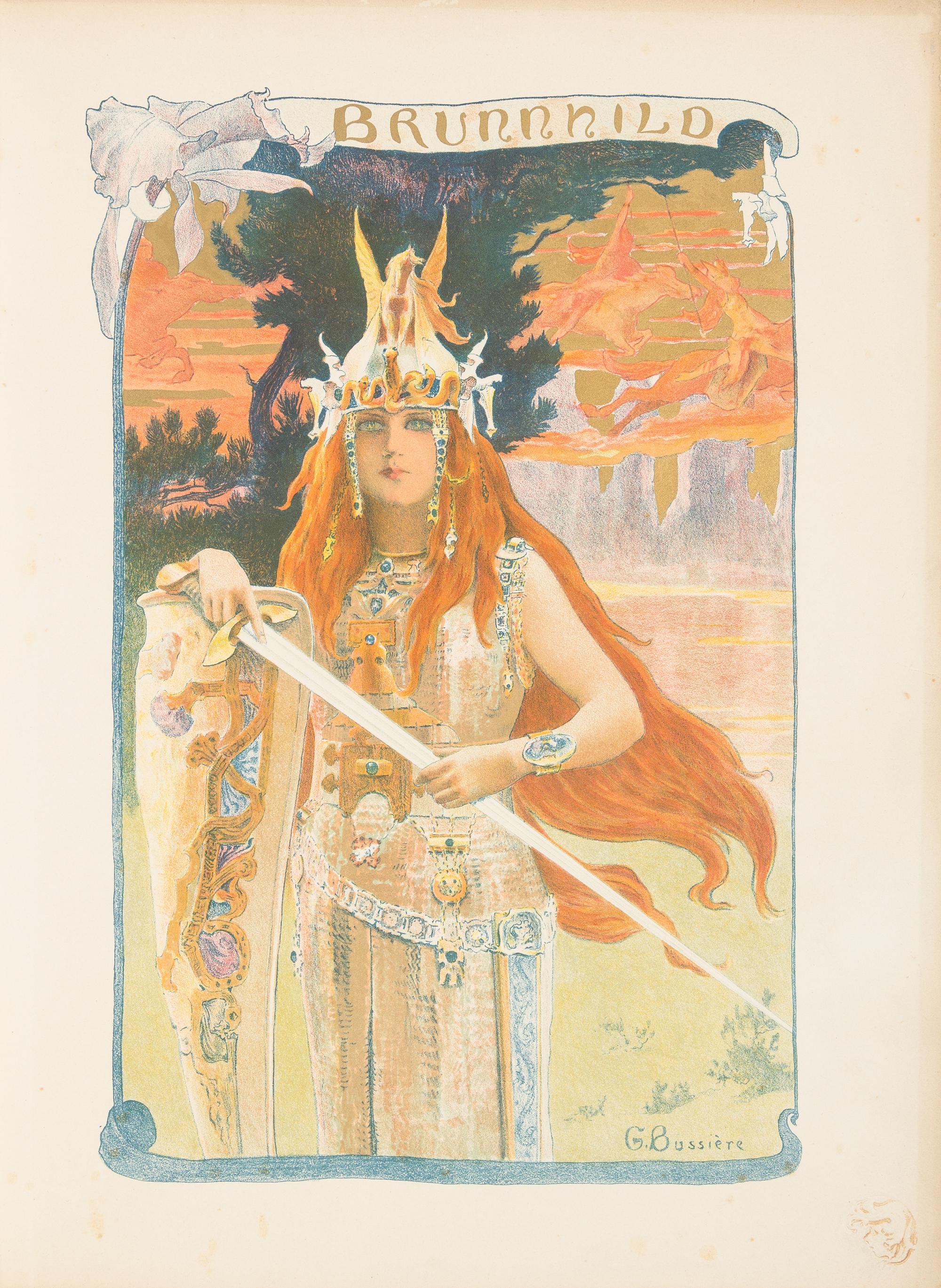 L'Estampe Moderne. Paris: L'Imprimerie Campenois, May-October 1897. 24 color lithographic plates, original printed wrappers.