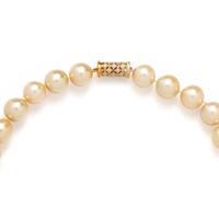 GOLDEN SOUTH SEA CULTURED PEARL NECKLACE