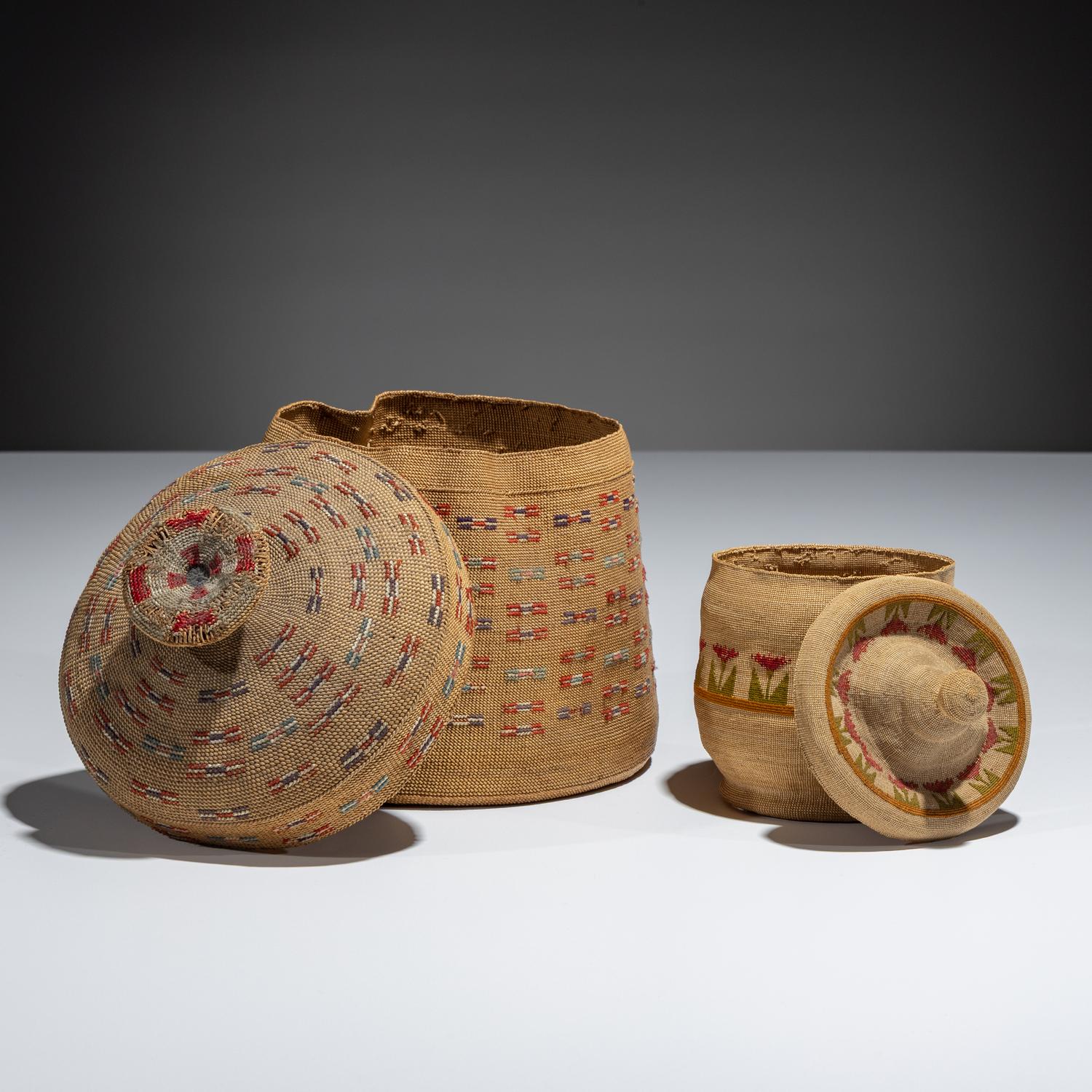 Attu Lidded Baskets