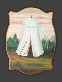 An Oddfellows Painted Lodge Sign