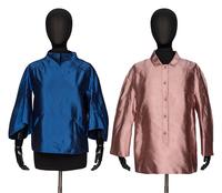 Ralph Rucci, Two Silk Shantung Tops