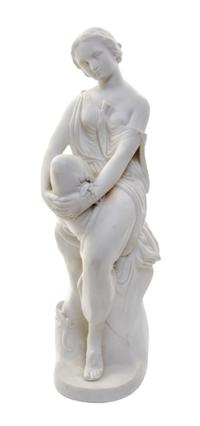 A Minton Parian Figure Height 16 inches. — 1885, JOHN BELL