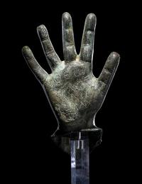 A Roman Bronze Hand with Greek Inscription