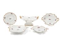 An English Porcelain Dessert Service