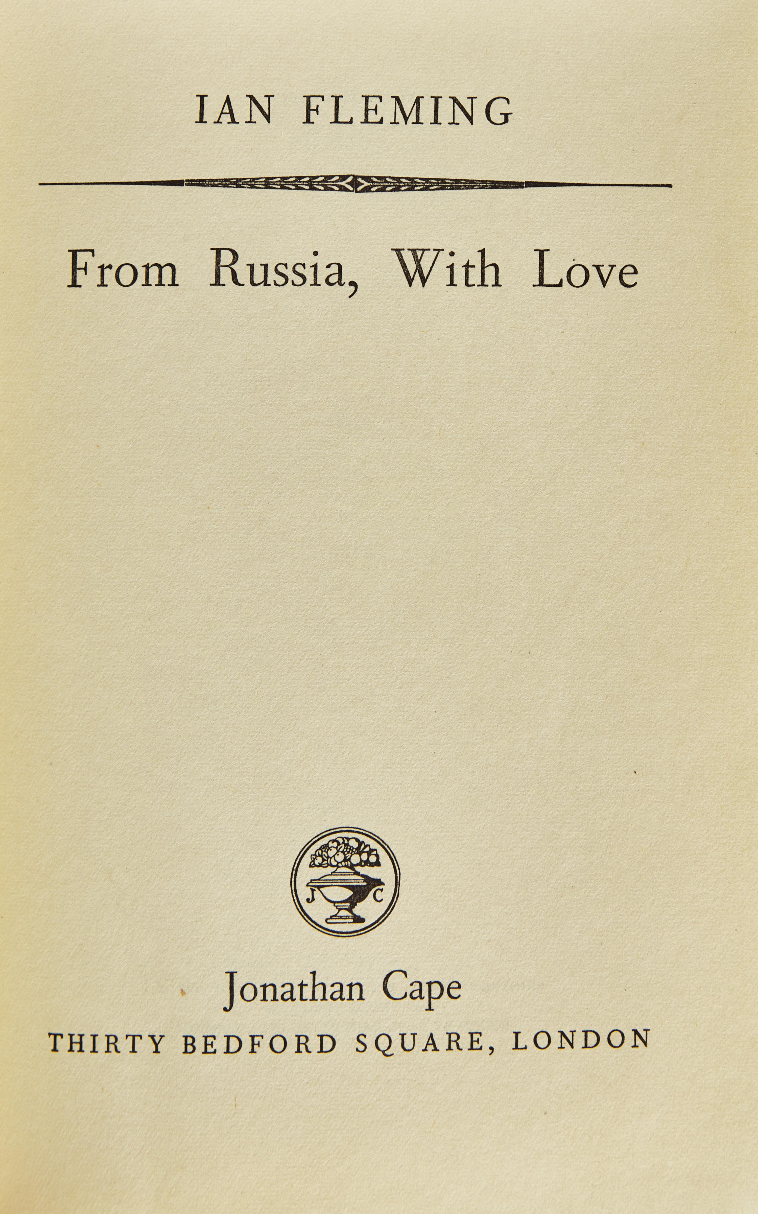 [Literature] Fleming, Ian. From Russia, With Love