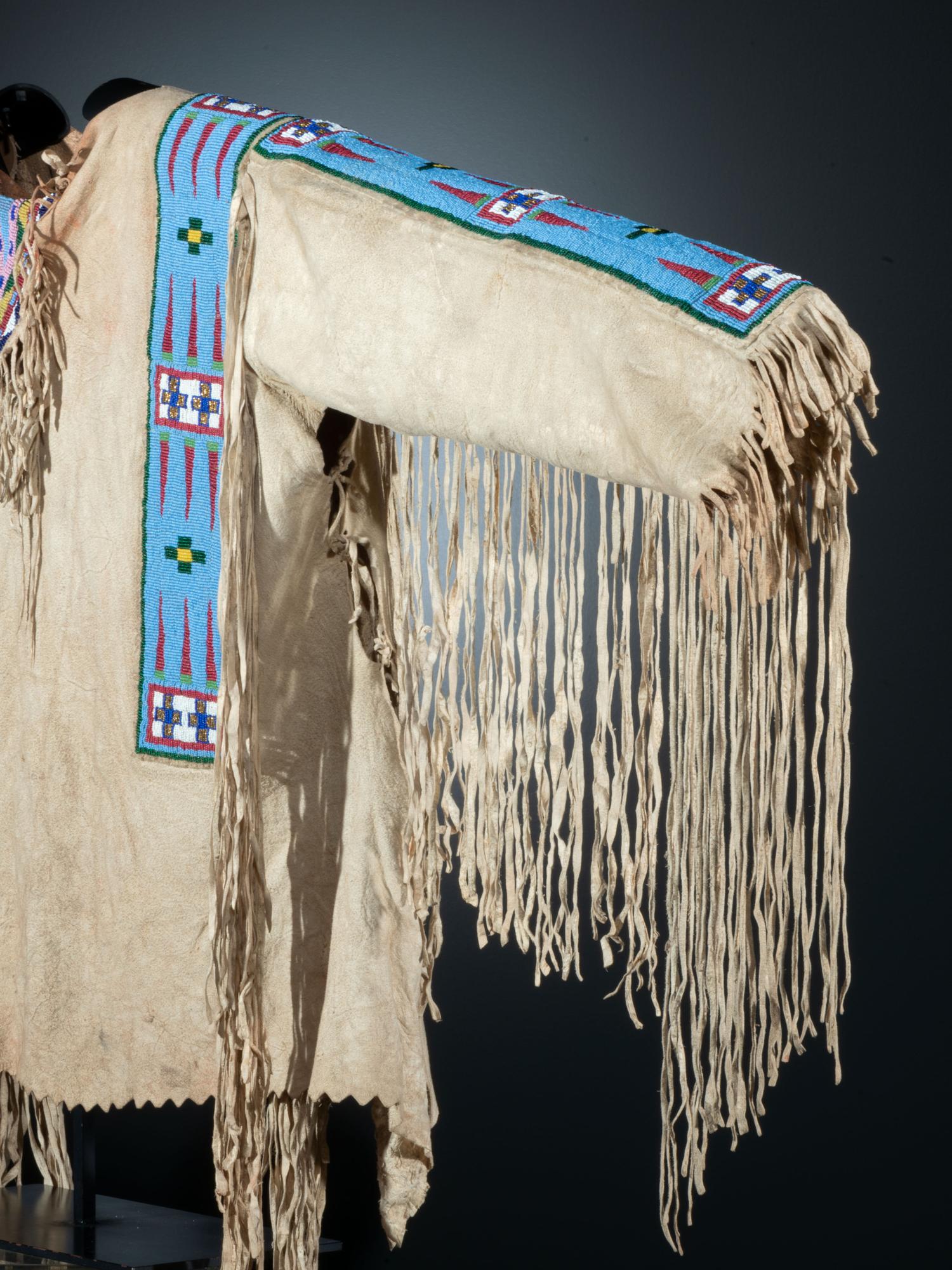 Assiniboine Beaded Hide Shirt