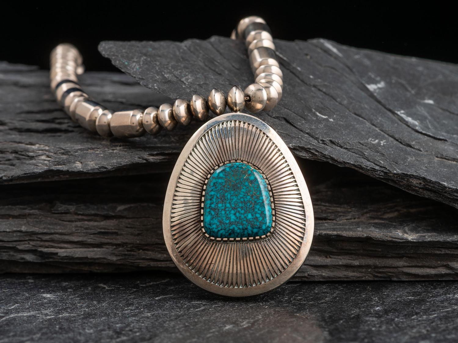 Sterling Silver and Turquoise Necklace