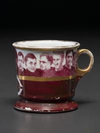 A Football Coach's Porcelain Occupational Shaving Mug Belonging to Amos Alonzo Stagg