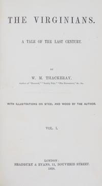 THACKERAY, WILLIAM MAKEPEACE. The Works. London, 1848. 34 vols.