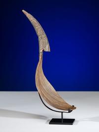 Northwest Coast Carved Horn Feast Ladle