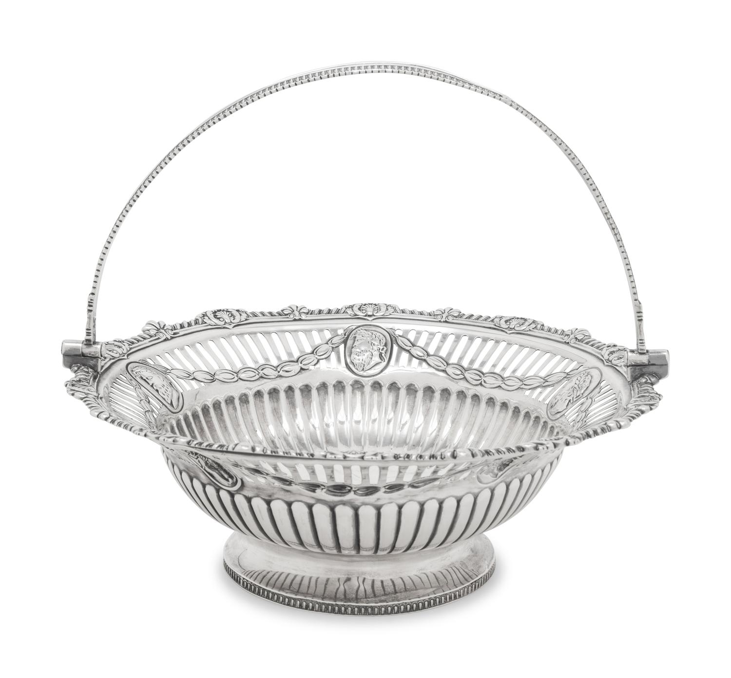 An Irish Silver Basket