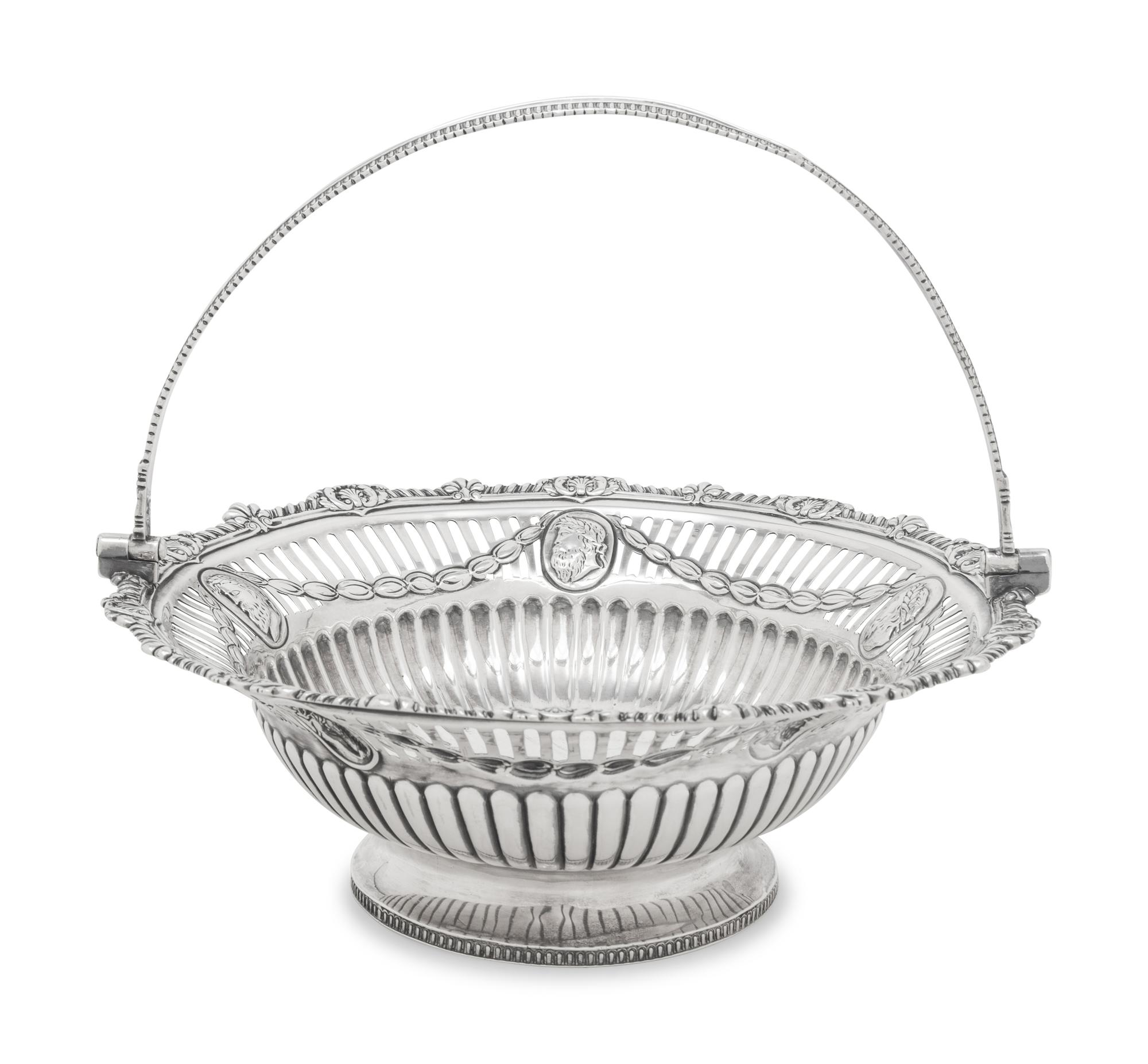 An Irish Silver Basket