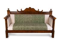 A Beidemeier Carved Walnut Settee — 19TH CENTURY