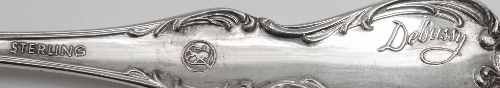 A Towle Debussy Pattern Flatware Service for Eight, Plus