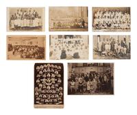 [EDUCATION]. A group of 21 assorted photographs of school, church, and musical groups including the Mills Blue Rhythm Band.
