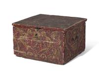 An Italian Baroque Painted Document Box, 17th Century