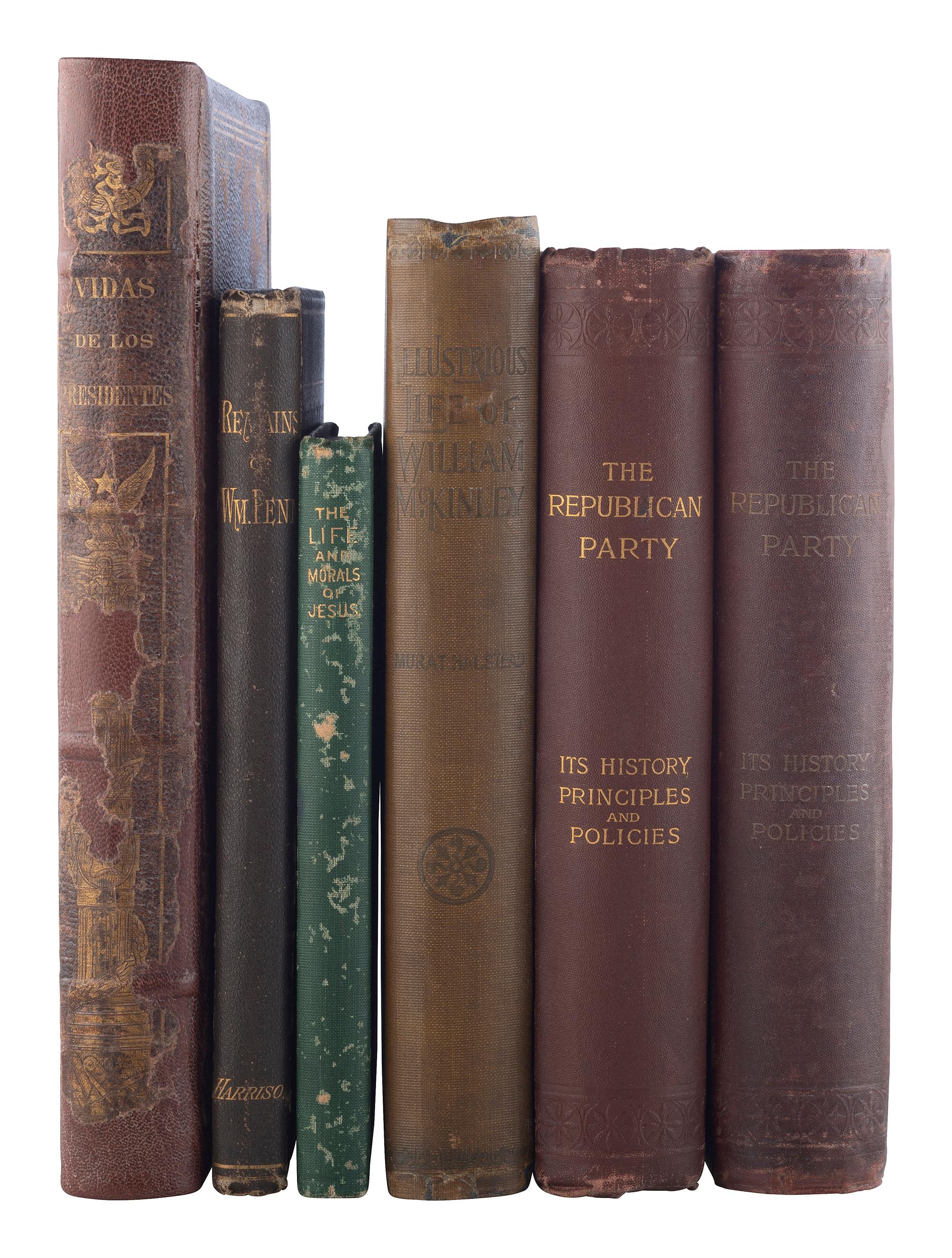 [POLITICS]. A group of works related to US presidents & politics, incl. the "Jefferson Bible."