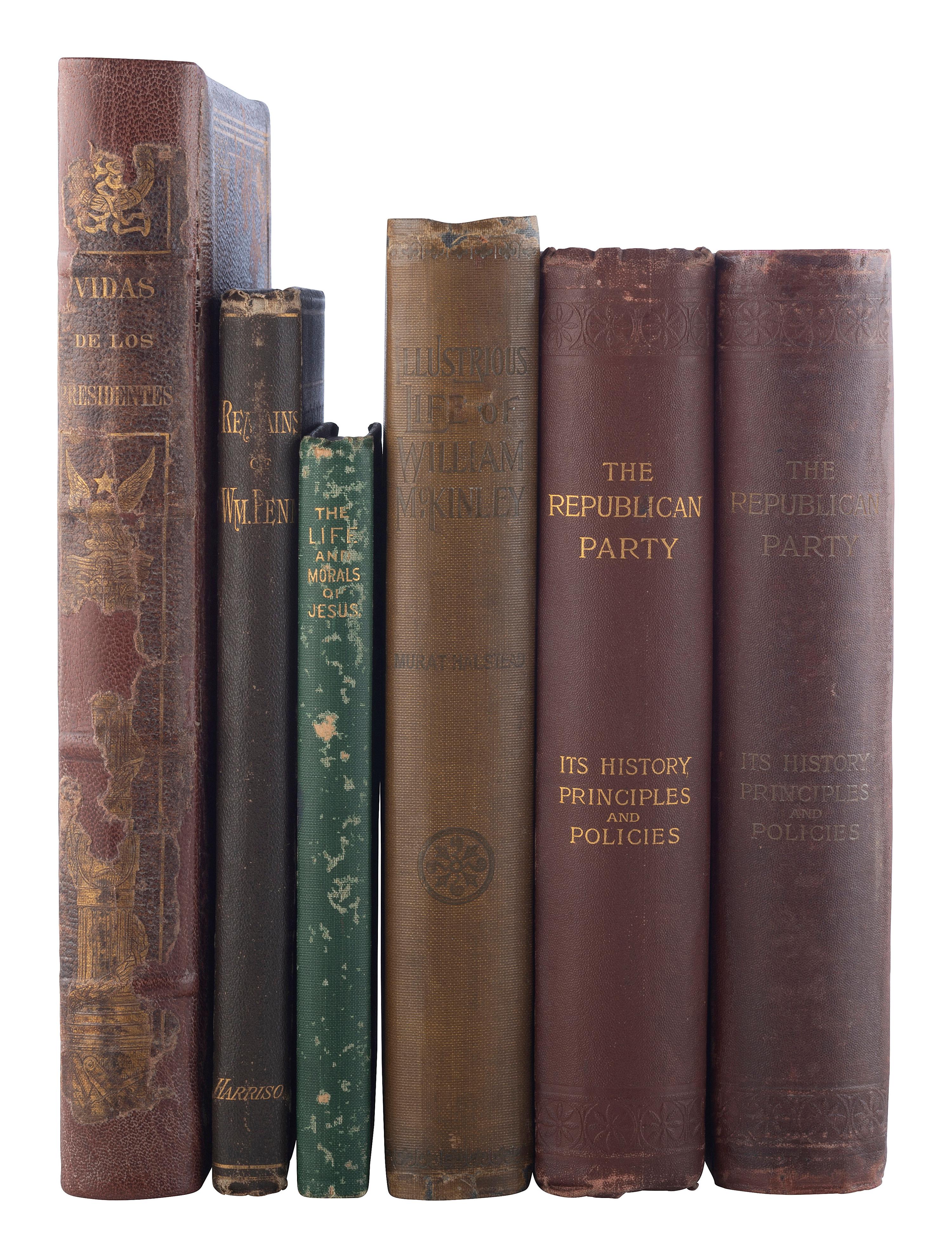 [POLITICS]. A group of works related to US presidents & politics, incl. the "Jefferson Bible."