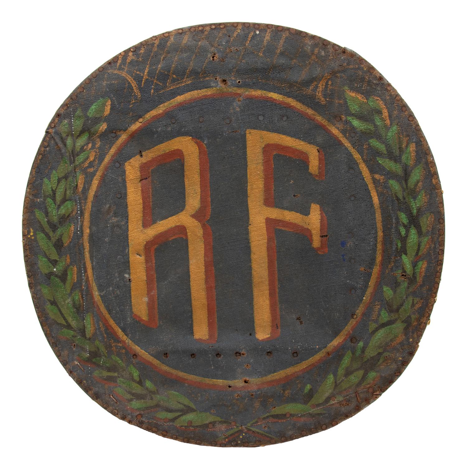 A French Third Republic Painted Sign
