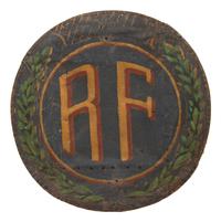 A French Third Republic Painted Sign