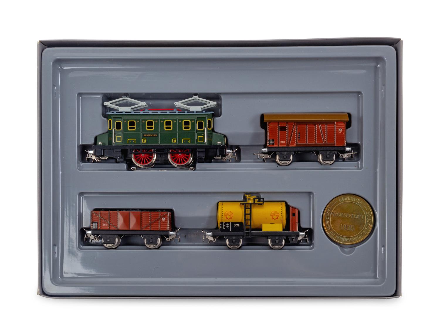 A Factory Boxed Marklin: 50th Anniversary Polychrome HO-Gauge Commemorative Set