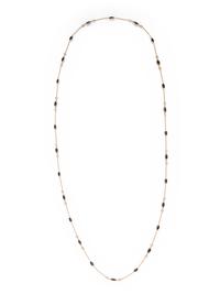 YELLOW GOLD, SAPPHIRE AND DIAMOND NECKLACE