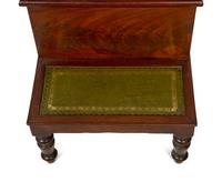 A Set of Late William IV Mahogany Bed Steps