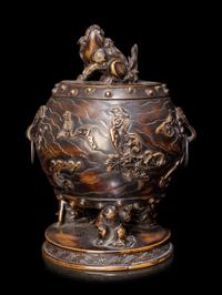 A Bronze Tripod Incense Burner