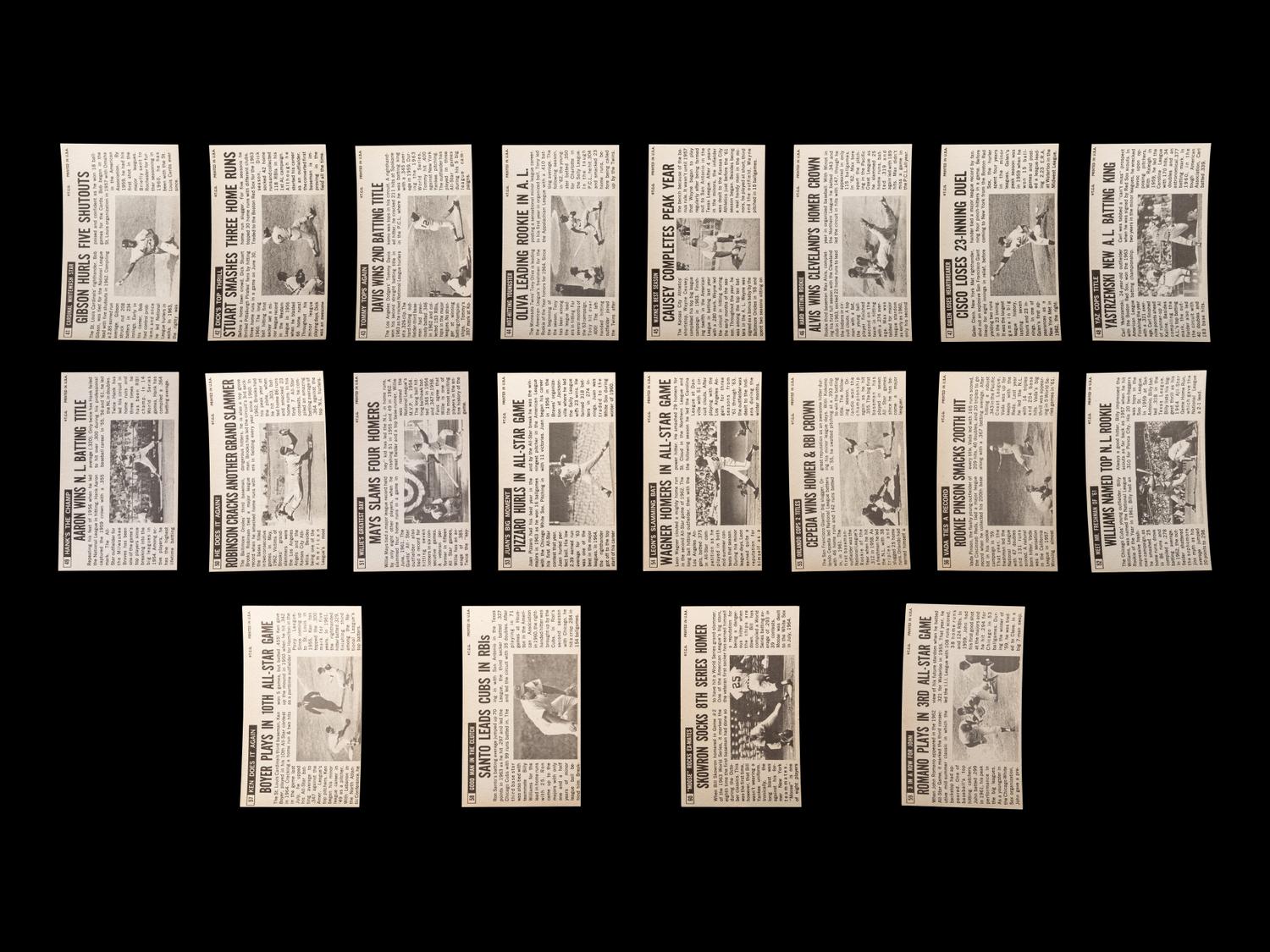 A Complete Set of 1964 Topps Giants Baseball Cards (60/60)