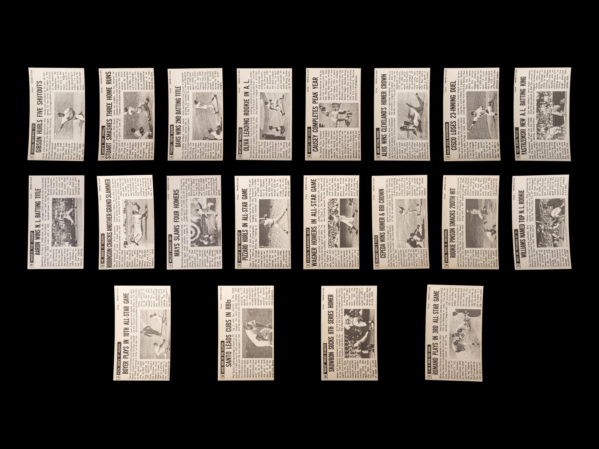 A Complete Set of 1964 Topps Giants Baseball Cards (60/60)