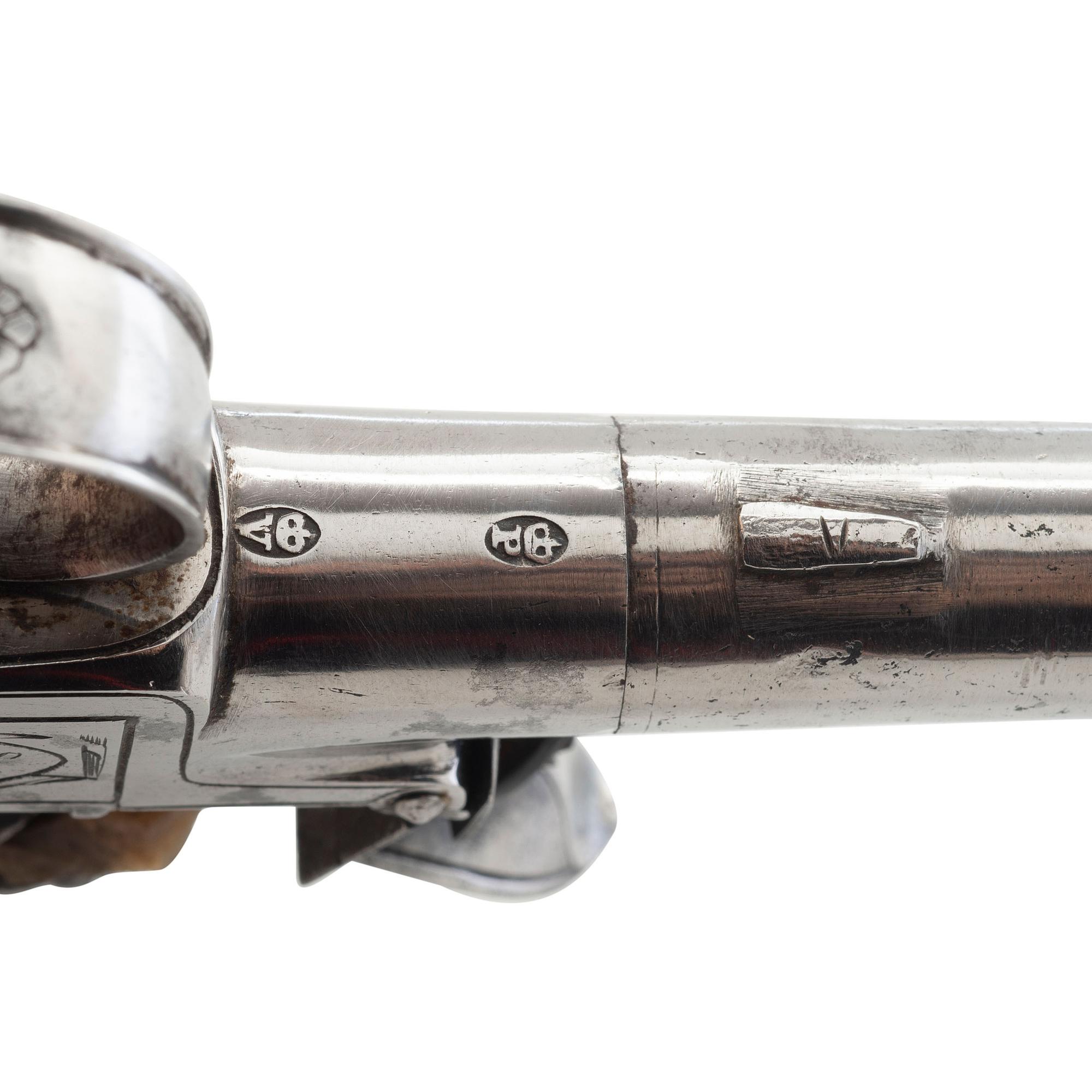 Lot of Three English Turn-Off Pistols