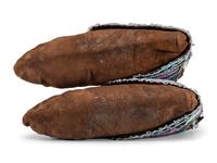 Haudenosaunee Beaded Hide Moccasins