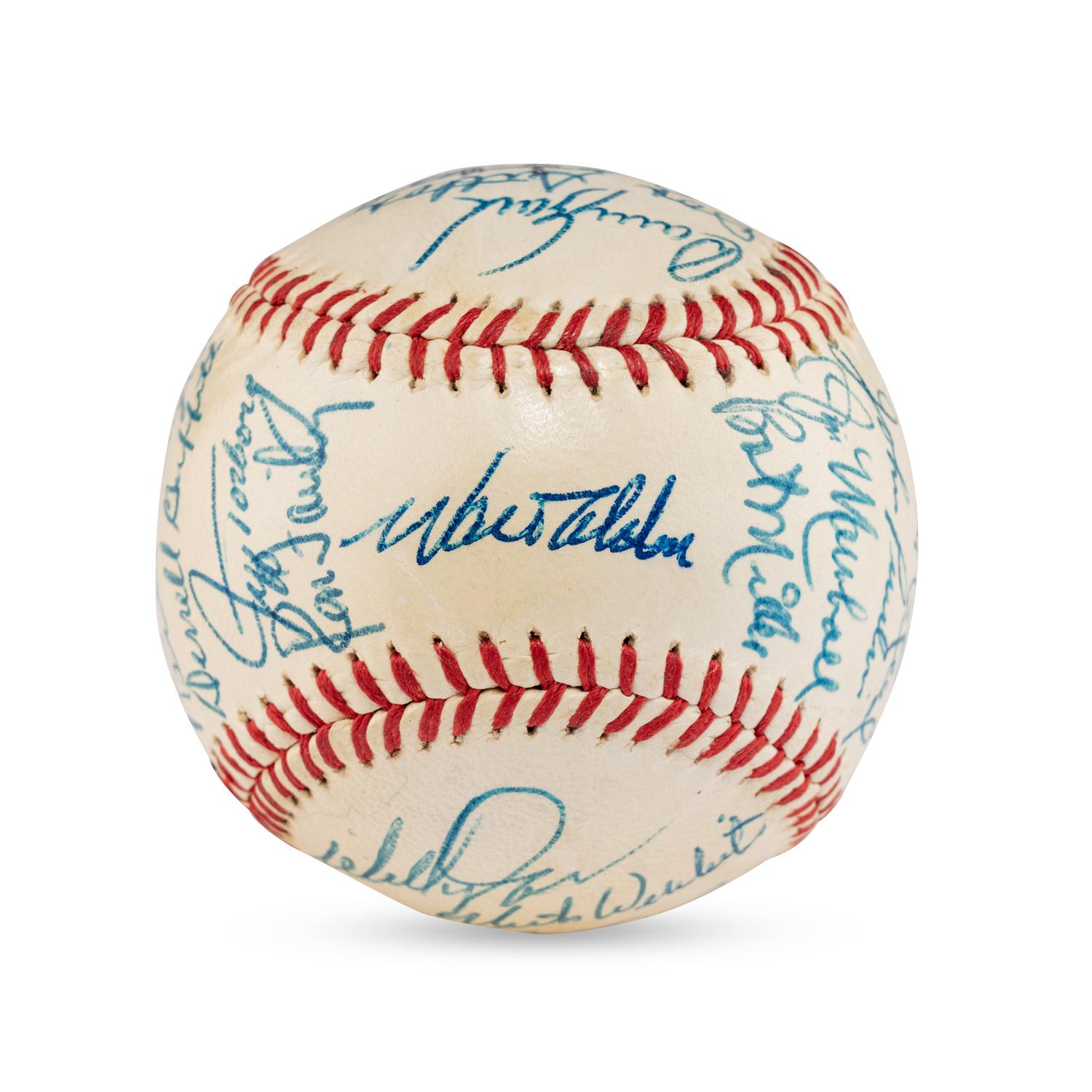 A 1967 Los Angeles Dodgers Team Signed Autograph Baseball (JSA Letter of Authenticity),