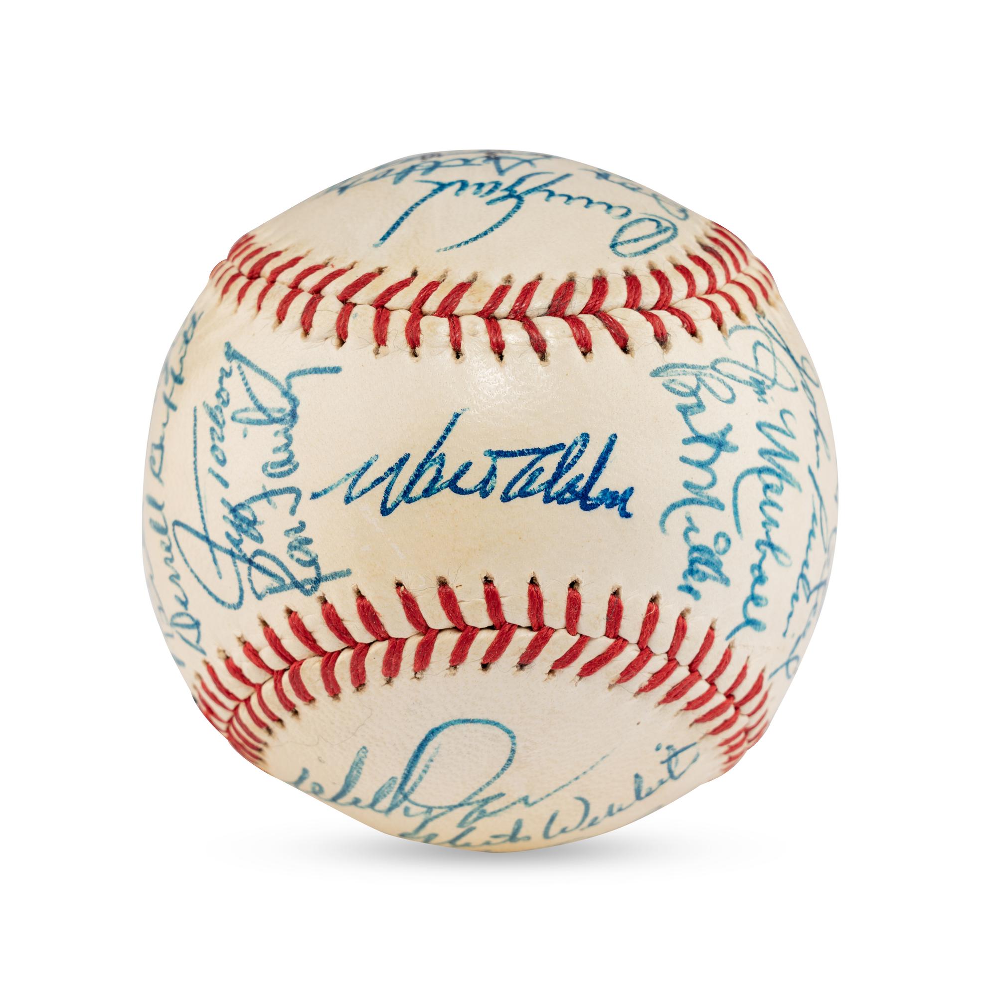 A 1967 Los Angeles Dodgers Team Signed Autograph Baseball (JSA Letter of Authenticity),