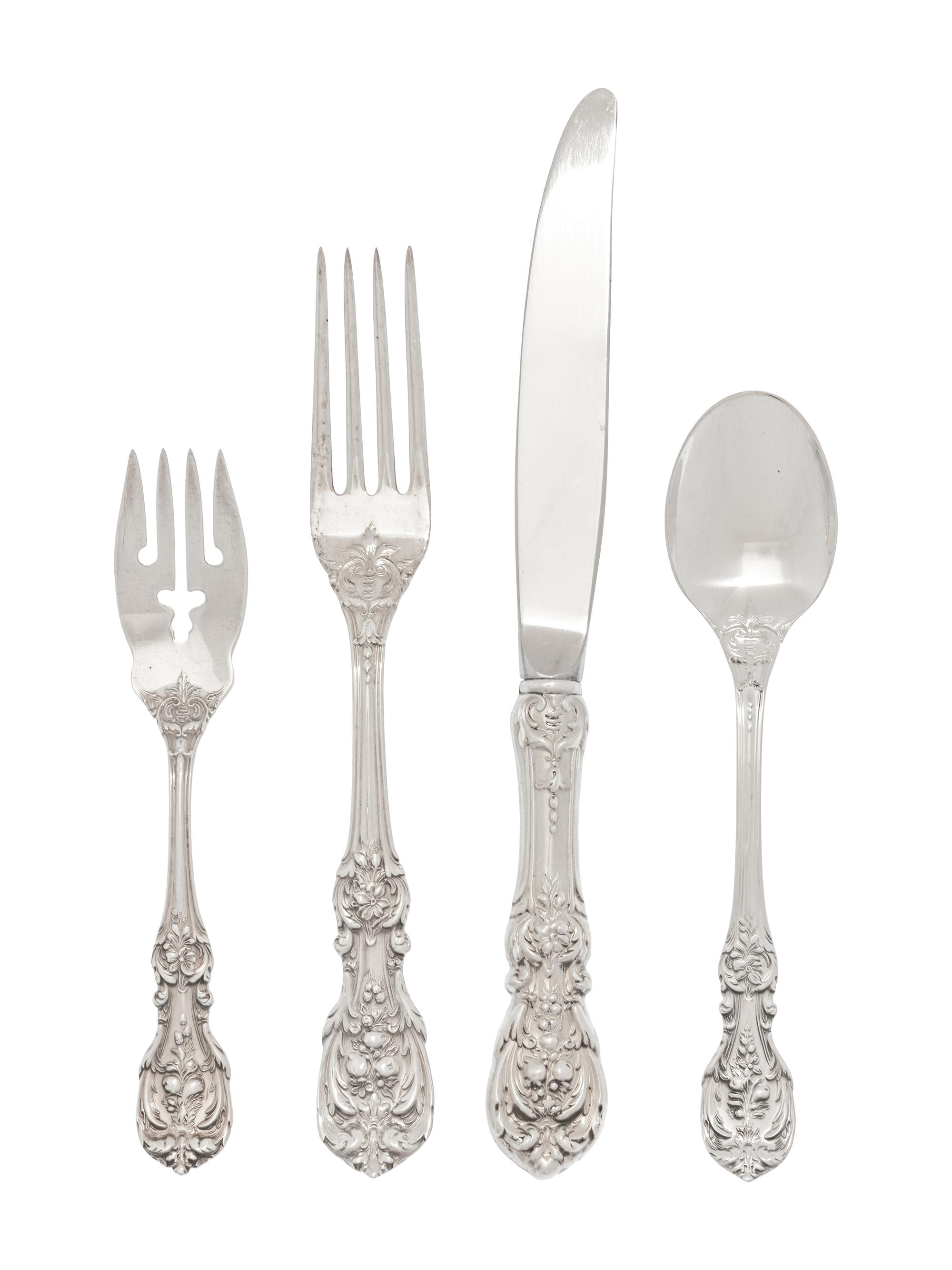 A Reed & Barton Francis I Silver Flatware Service