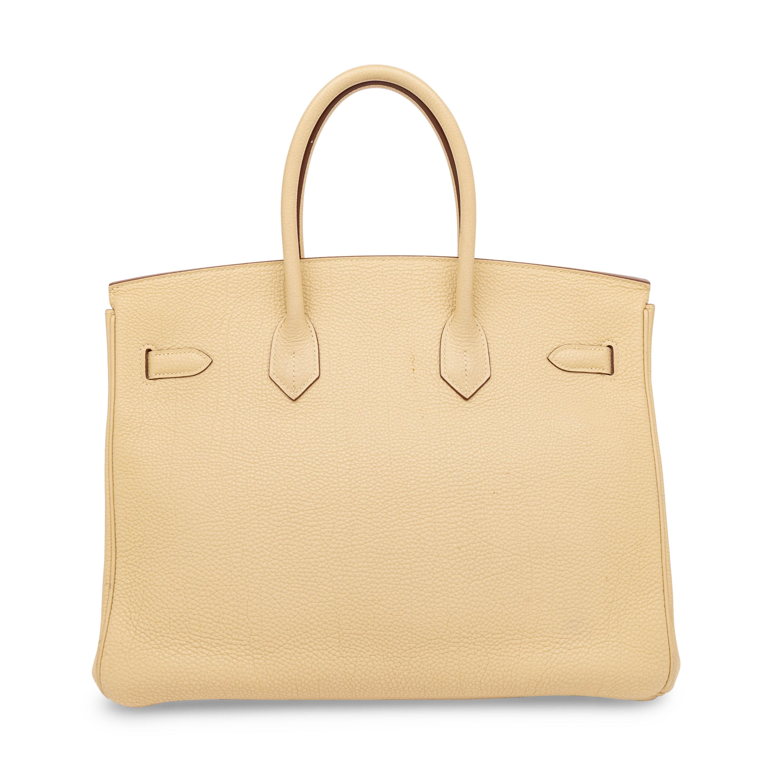 Hermès, Birkin 35 Bag in Craie Togo