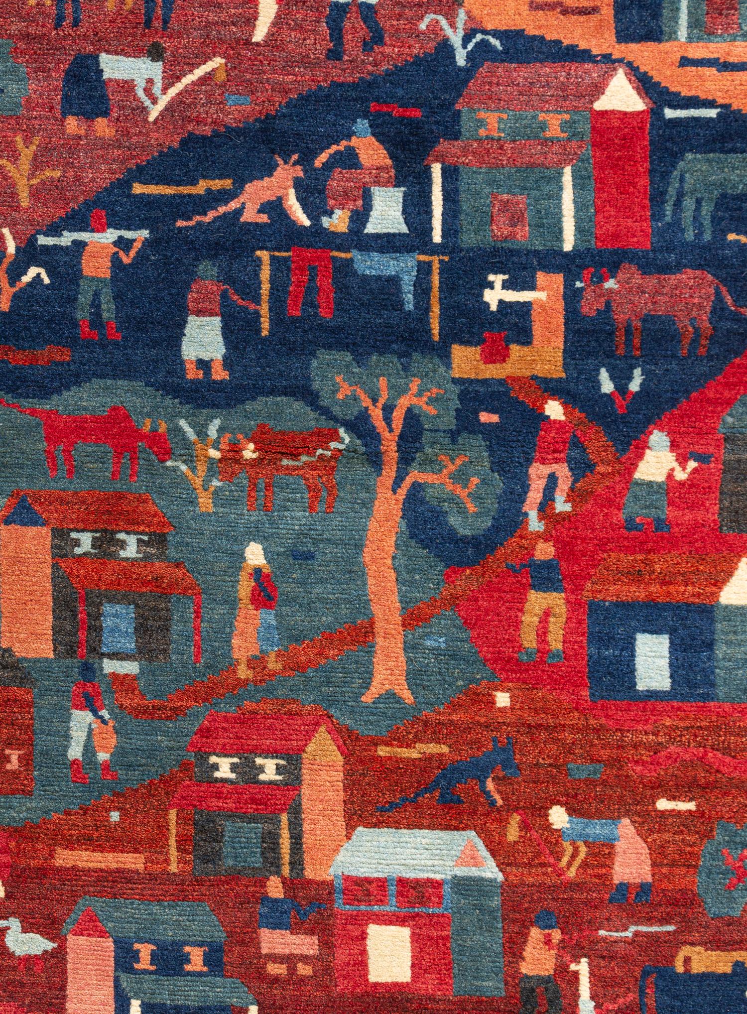 A Contemporary Wool Rug
