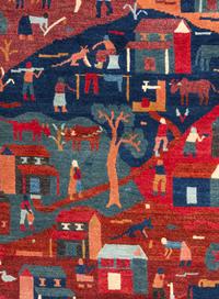 A Contemporary Wool Rug
