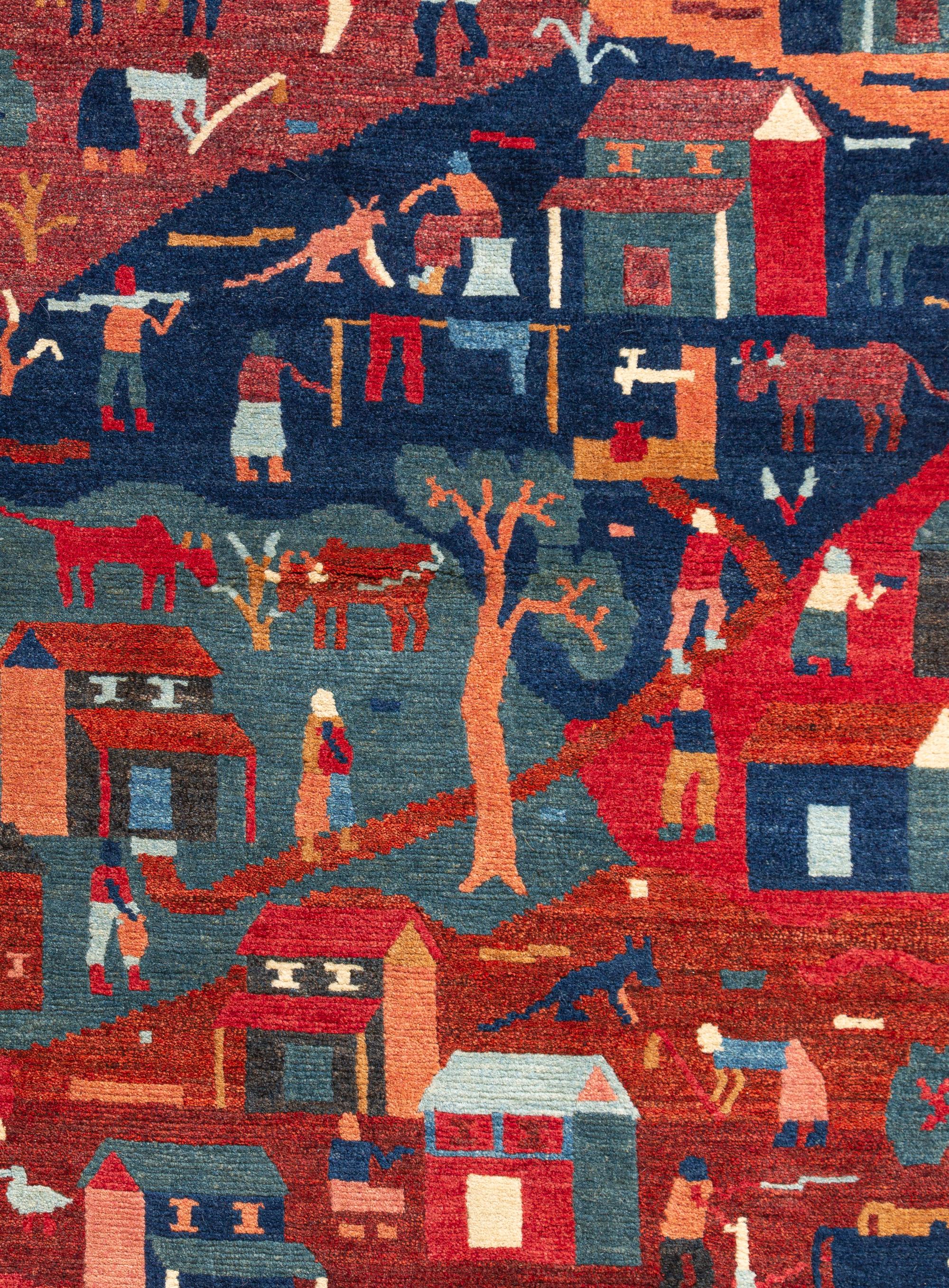A Contemporary Wool Rug