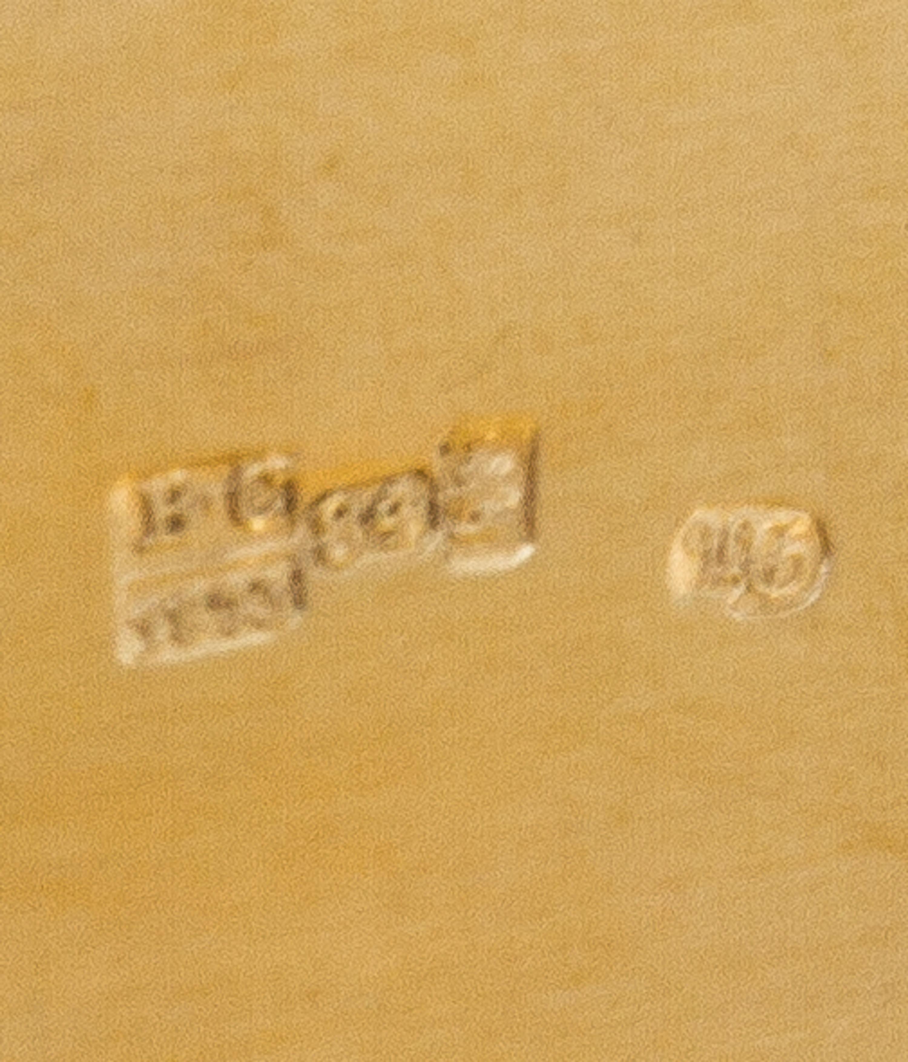 A Russian Niello Silver Cigarette Case, Maker's mark Cyrillic DP, assay mark of B. Savinsky, Moscow, 1873, the lid decorated with a sce