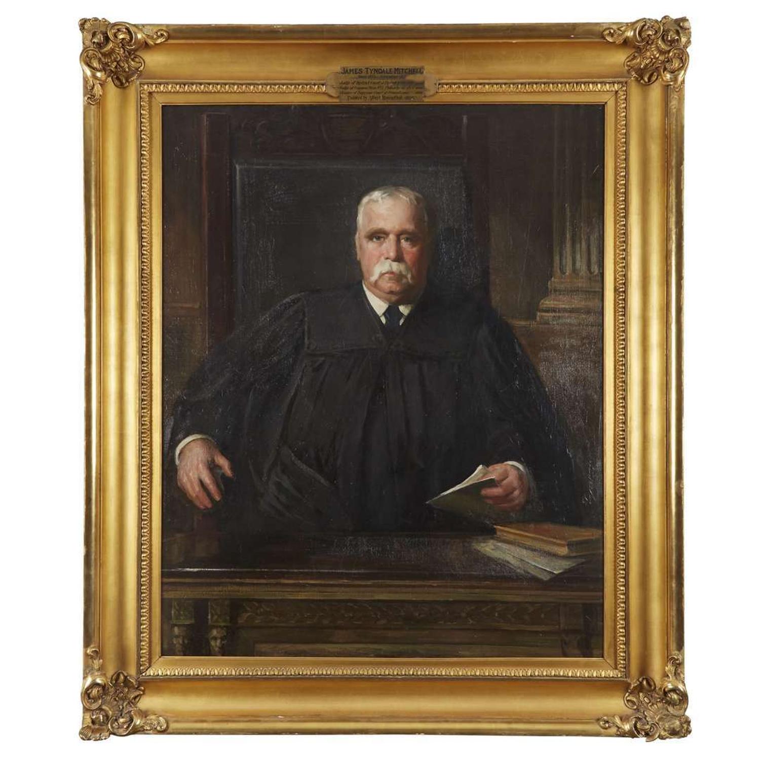Albert Rosenthal (1863-1939) Portrait of James Tyndale Mitchell (1834-1915)
