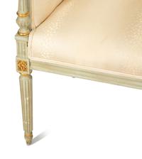A Louis XVI Style Painted Window Seat