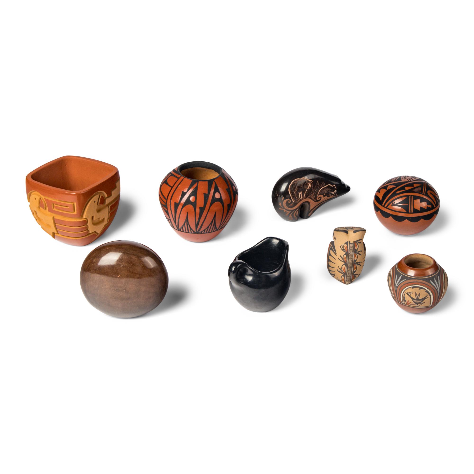 Collection of Pueblo Pottery