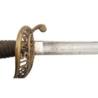Ames Model 1850 Staff & Field Officer's Sword Inscribed to Lt. Albion W. Tourgee - 105th OH Infantry - Captured by John Hunt Morgan's Raiders
