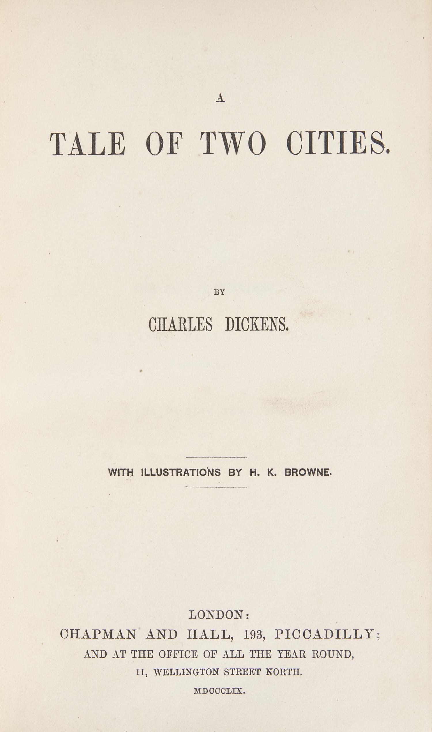 [Literature] Dickens, Charles. A Tale of Two Cities