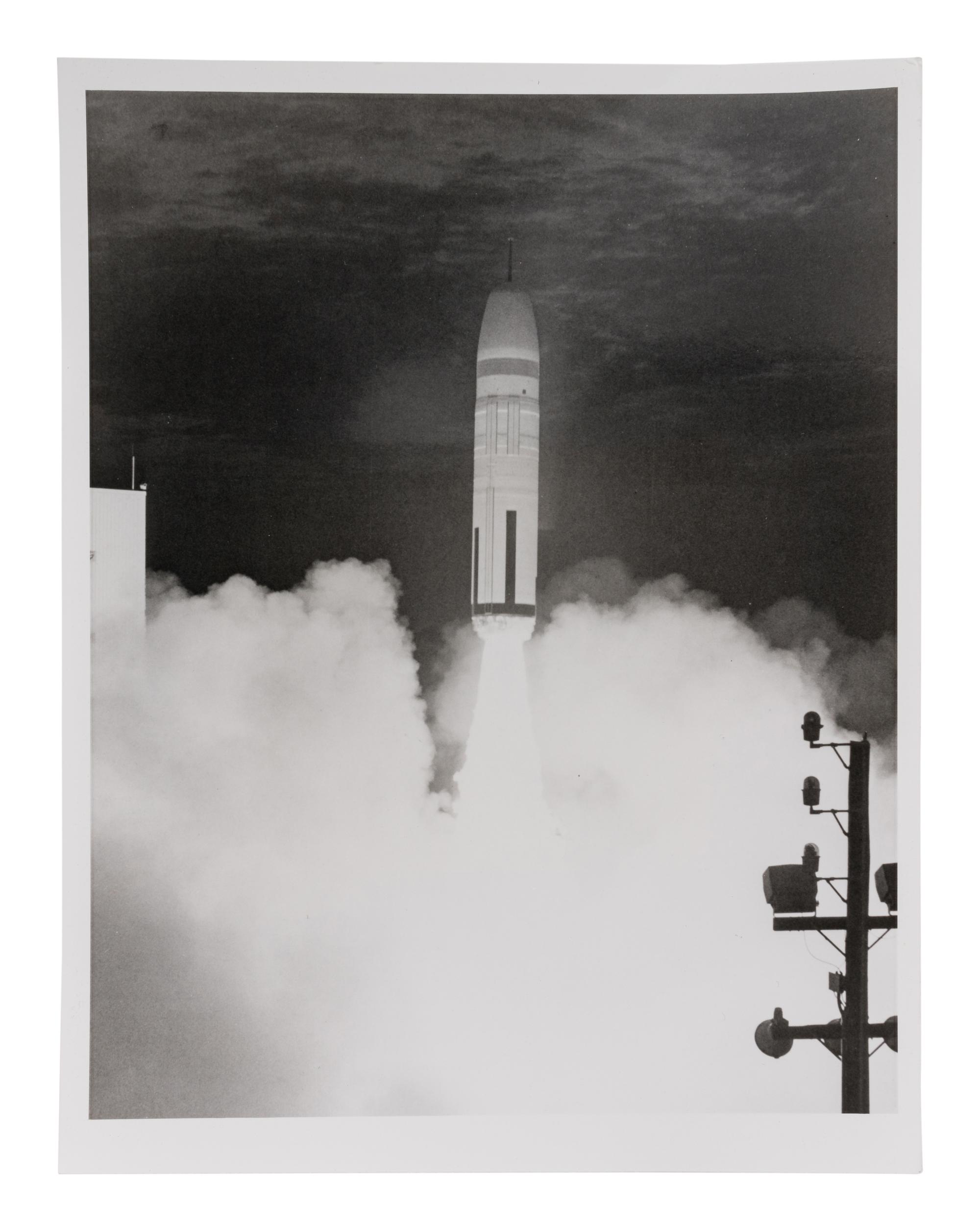 [MILITARY PHOTOGRAPHY]. Archive of images regarding missiles, aviation and torpedoes.