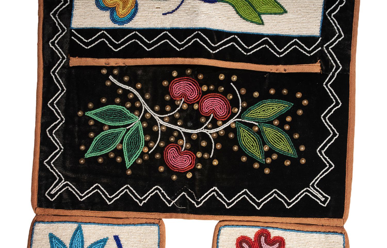 Anishinaabe Beaded Bandolier Bag