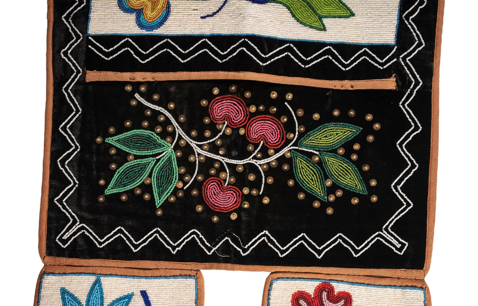Anishinaabe Beaded Bandolier Bag