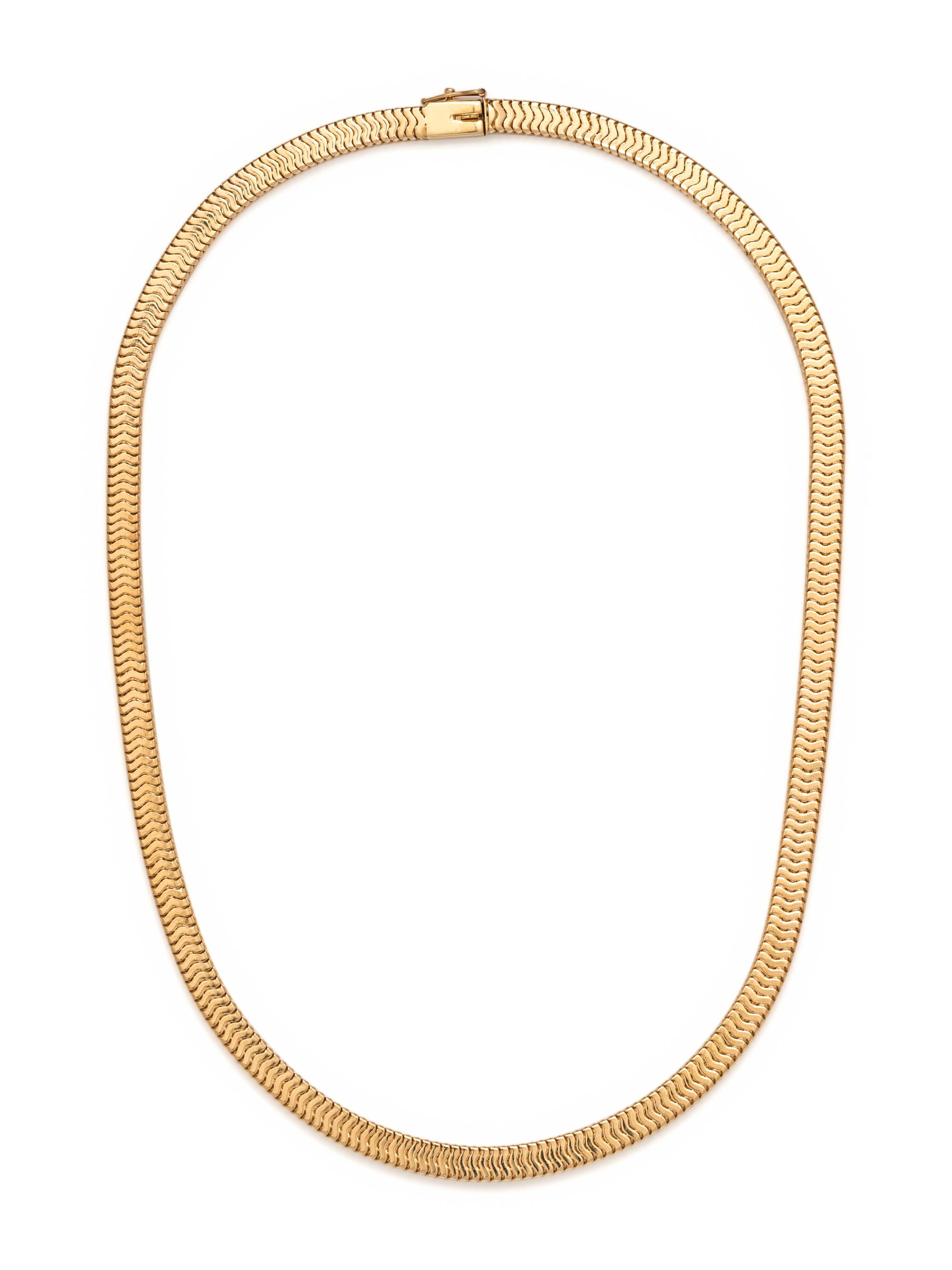 YELLOW GOLD NECKLACE
