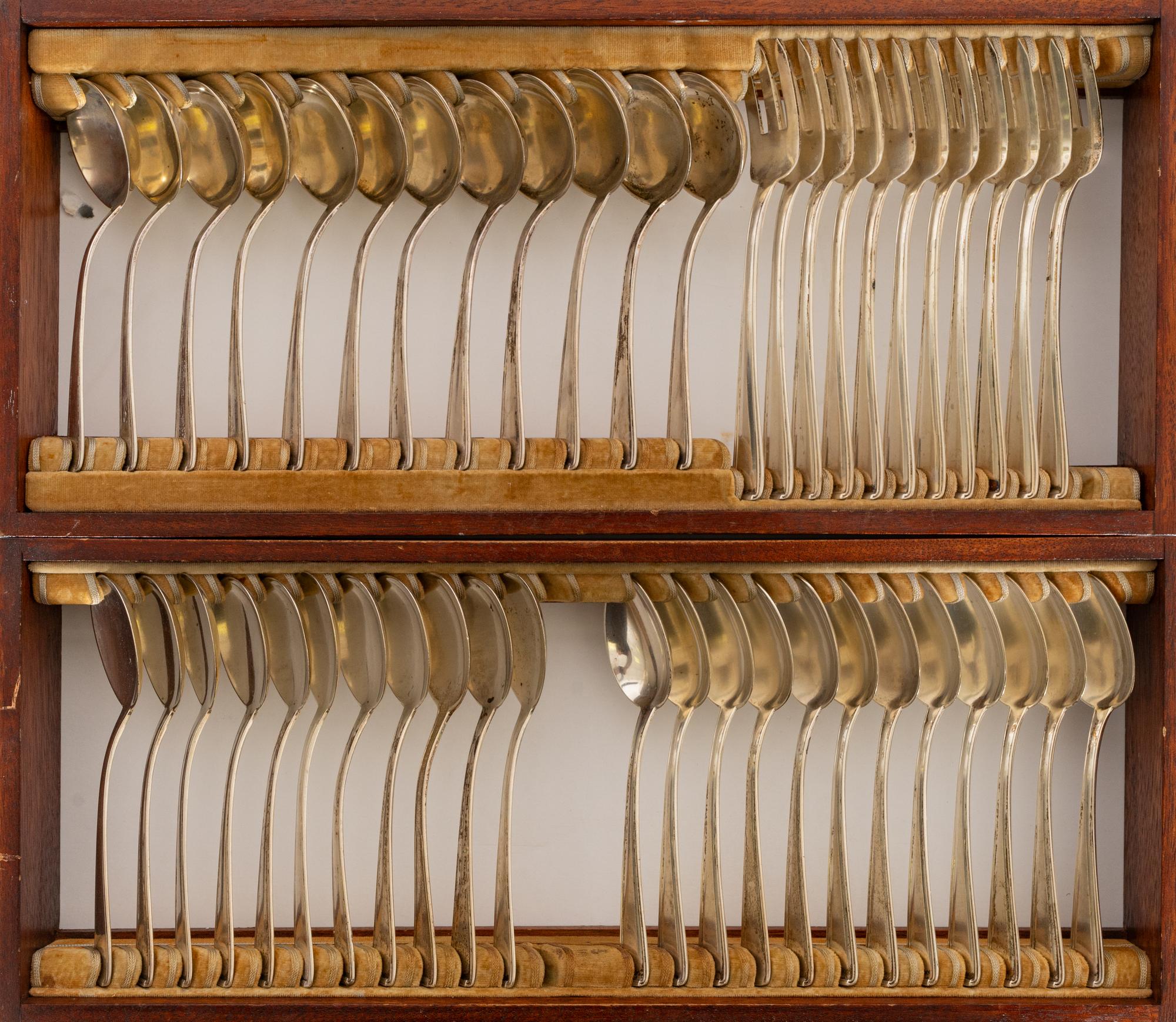 A German Silver Flatware Service